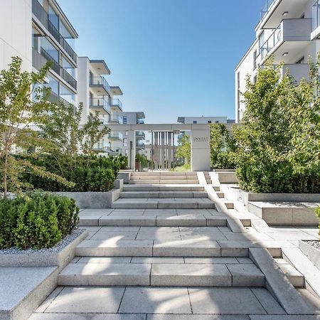 Seaside Beach Przy Plazy - Parking - Praia Apartments - Ergo Polsat Plus Arena 格但斯克 外观 照片